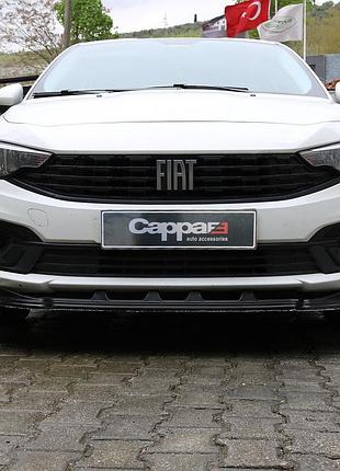 Передний лип-спойлер (abs) для fiat tipo 2016- гг