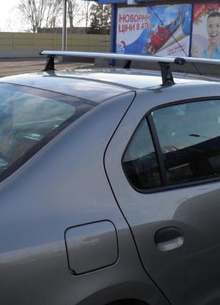 Багажник renault \dacia logan, sandero, алюміній. навантаження 85кг