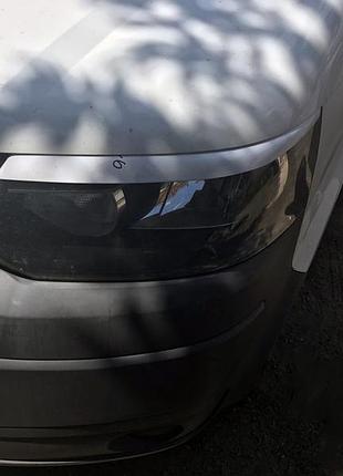 Реснички на фары (2 шт, под покраску) для volkswagen t5 2010-2015 гг