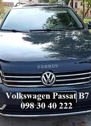 Дефлектор капота volkswagen passat (b7) 2010-2015