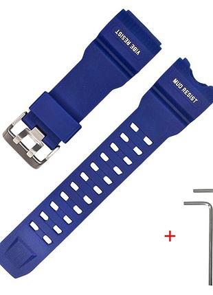 Ремінець для casio g-shock gwg-1000 blue si