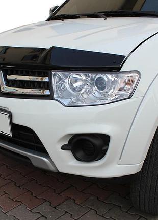 Дефлектор капоту (eurocap) для mitsubishi l200 2006-2015 рр