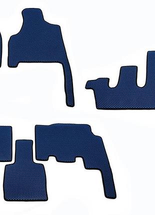 Коврики (3 ряда, eva, синие) для chrysler voyager 2001-2007 гг