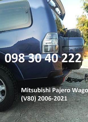 Фаркоп mitsubishi pajero wagon iv (v80) 2006-2021 вставка під квадрат