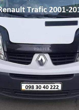 Дефлектор капота renault trafic 2001-2014