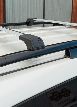 Перемички на рейлінги без ключа (2 шт) сірий для peugeot 307 2001-2008 рр