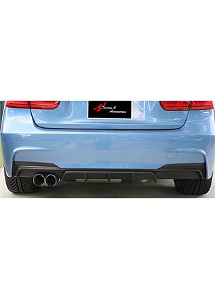 Задний диффузор dpt v-1 (для m performance, черный глянец) для bmw 3 серия f30/f31 2012-2019 гг