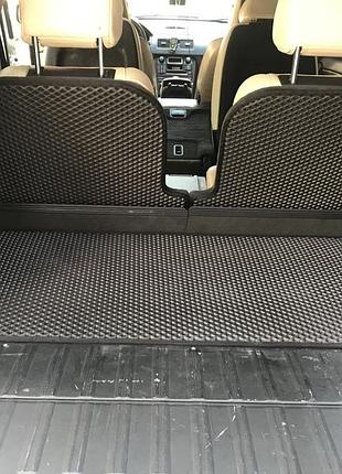 Коврик багажника 3-секционный (eva, черный) для volvo xc90 2002-2014 гг