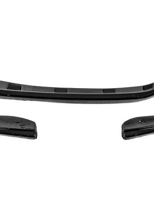 Задня lip накладка dpt (для m-sport 2003-2006, чорний глянець) для bmw 3 серія e46 рр