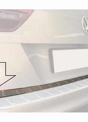 Накладка на багажник нержавейка carmos - турецкая нержавеющая сталь для volkswagen tiguan 2016-2023 гг