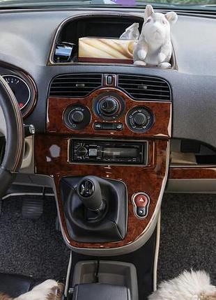 Накладки на панель карбон для renault kangoo 2008-2020 рр