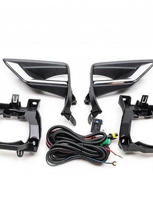 Протитуманки led з кронтшейнами (2 шт., 2017-2026) для toyota land cruiser prado 150 рр