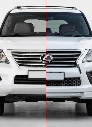Комплект обвеса рестайлинг авто 2008-2012 на 2012-2016 f-sport для lexus lx570/450d 2008-2022 гг