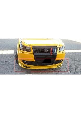 Передняя нижняя накладка (под покраску) для fiat doblo i 2005-2010 гг
