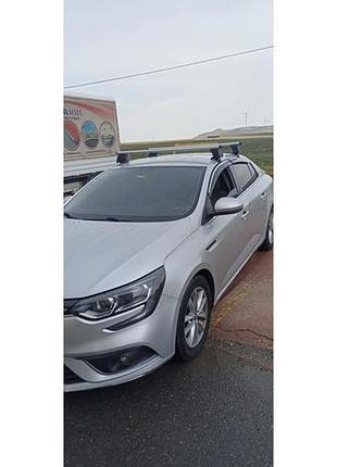 Поперечины на гладкую крышу (2 шт, asaf v4) для renault megane iv 2016-2025 гг