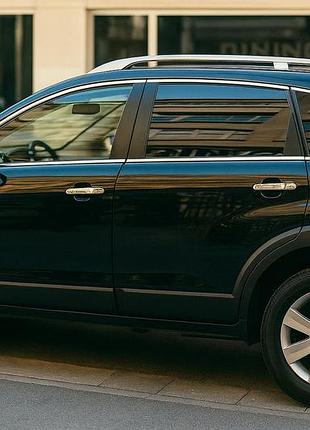 Верхня окантовка вікон (6 шт, нерж) для chevrolet captiva 2006-2019 рр