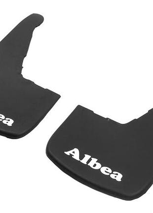 Оригинальные брызговики premium albea (2 шт) для fiat albea 2002-2012 гг