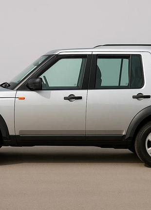 Вставные ветровики niken luxury (4 шт) для land rover discovery iv 2009-2017 гг