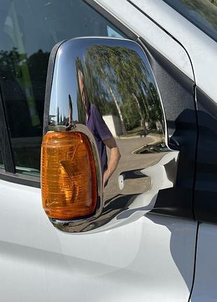 Хром накладки на дзеркала ford transit 2013+ - (tan24)