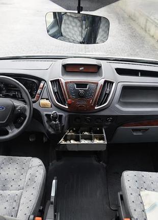Накладки на панель приборов v2 дерево для ford transit 2014- гг