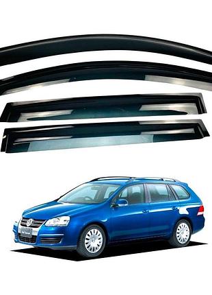 Дефлектори вікон (вітровики) volkswagen golf-5/6 2003-2012 variant (defl lux)