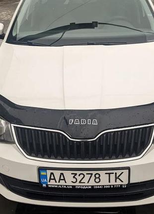 Дефлектор капота skoda fabia (nj) 2014 - 2020