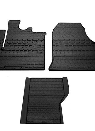 Резиновые коврики (3 шт, stingray premium) premium - резина без запаха для citroen jumper 2007-2025 гг
