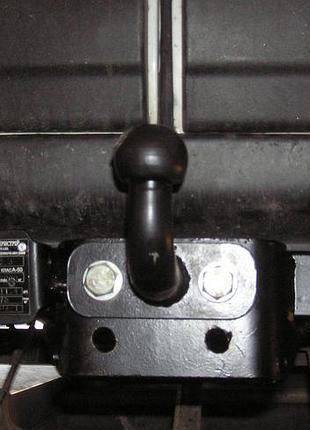 Фаркоп mercedes-benz sprinter l=3550/4025, 1 кол., бампер з підніжкою 1995-2006. тип f (знімний гак)