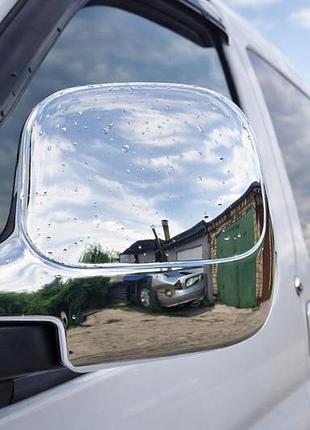 Накладки на зеркала (2 шт., пластик) carmos для citroen berlingo 1996-2008 гг