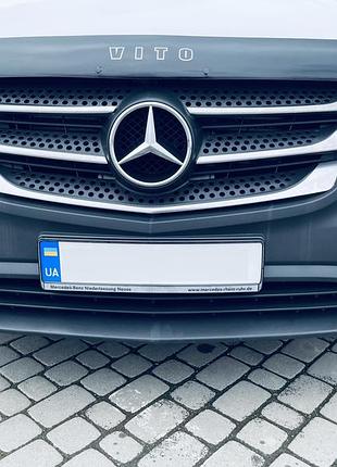 Х/н mercedes vito w447 2014- накл. на передню решітку 5шт (tan24)
