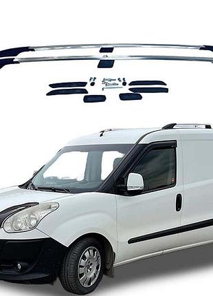 Рейлінги fiat doblo 2010-2022/opel combo 2010-2022 [дб] "хром" stf (турція) 1 кріплення