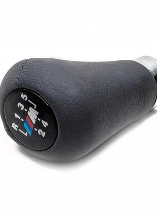 Ручка кпп oem (эко-кожа, черная гладкая) для bmw 3 серия e30 1982–1994 гг