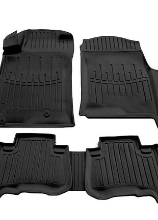 Коврики резиновые stingray 3d (5 шт, полиуретан) для lexus gx470 2002-2009 гг