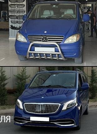 Комплект рестайлинга в w447 maybach для mercedes vito w639 2004-2014 гг