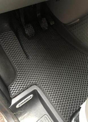 Килимки eva (чорні, передні, для 1-20261) для volkswagen t6 2015-2024 рр