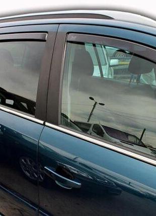 Дефлектори вікон вставні opel zafira b 2005-2012 5d, 4шт/