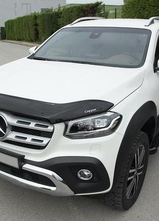 Дефлектор капоту (eurocap) для mercedes x class 2017-2020 рр