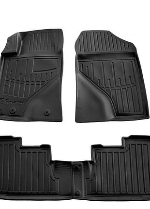 Килимки stingray 3d (4 шт, поліуретан) для toyota corolla verso 2004-2009 рр