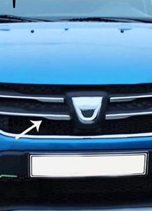 Х/н dacia sandero 2013 - 2016 накл. на передню рещітку (tan24)