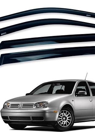 Дефлектори вікон (вітровики) volkswagen golf-4 1997-2004 hb (defl) q2