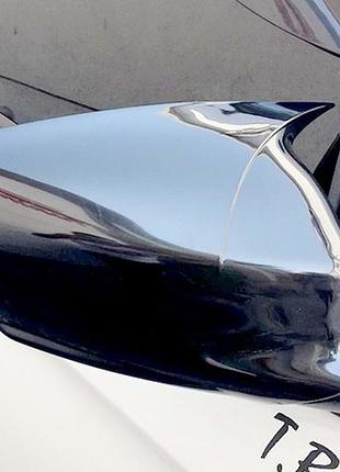Накладки на зеркала bmw-style (2 шт) для citroen c-elysee 2013-2022 гг