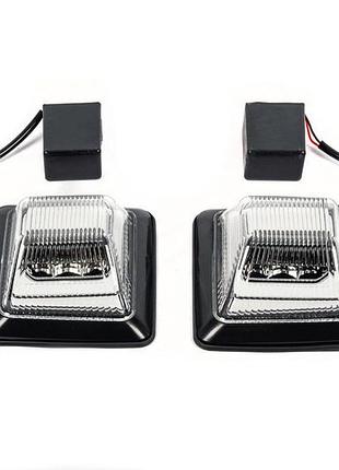 Поворотники oem clear design (2 шт) для mercedes g сlass w463 1990-2018 гг