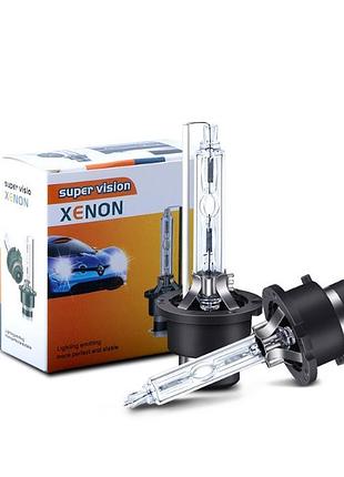 Лампа ксенон d2s(цоколь пластик) 4300k 35w "super vision" (2шт)