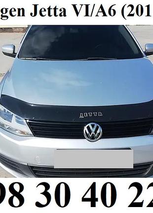 Дефлектор капота volkswagen jetta vi 2010-2018