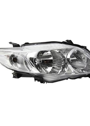 Фара передняя toyota corolla 2007-2009, правая hb4/hb3, механическая регулировка, без моторчика, depo, 212-11m7r-ld-em