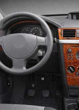 Накладки на панель приборов карбон для opel meriva 2002-2010 гг