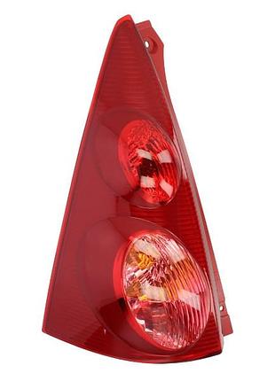 Фонарь задний peugeot 107/citroen c1 2005-2012, левый, красный, depo, 550-1942l-ld-ue