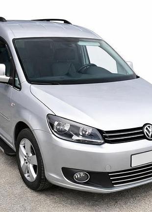 Накладки на зеркала вариант 1 (2 шт) полированная нержавеющая сталь для volkswagen caddy 2015-2020 гг