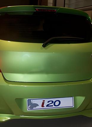 Задня нижня накладка (під фарбування) для hyundai i-20 2008-2012 рр