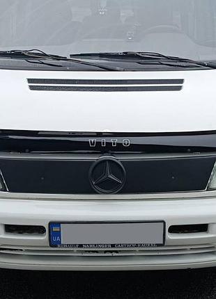 Зимняя накладка на решетку радиатора матовый для mercedes vito w638 1996-2003 гг